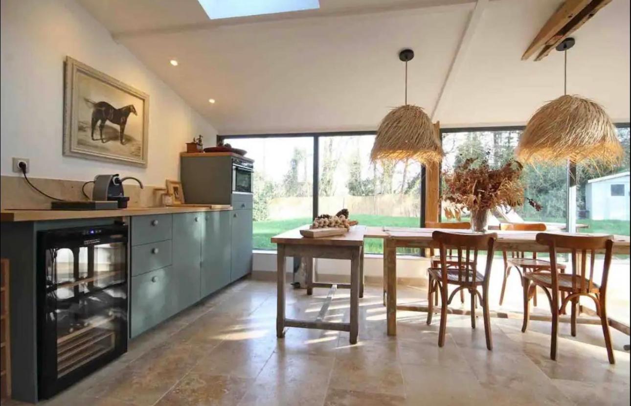 Cottage Normand Avec Sa Grande Piscine Chauffee Toute L Annee Sur Parc Arbore Et Clos En Plein Coeur De La Campagne Adapte Aux Kids Et Dog Friendly Saint-Antonin-de-Sommaire Exterior foto